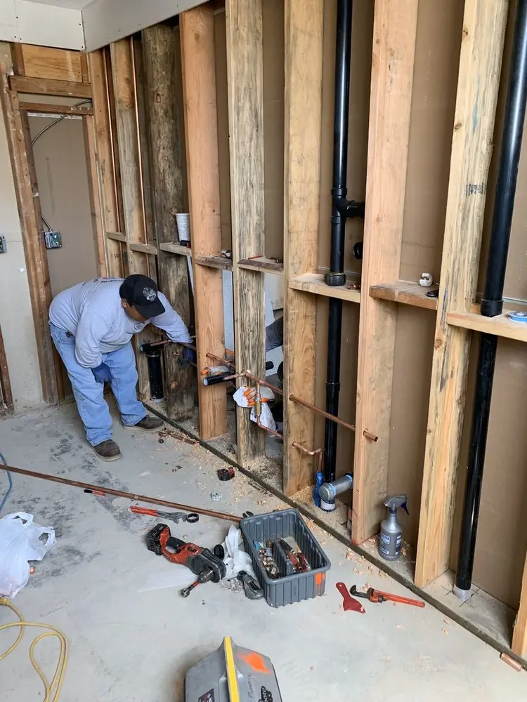 Commercial rough-in plumbing for Gas Line Repair in Cottonwood West